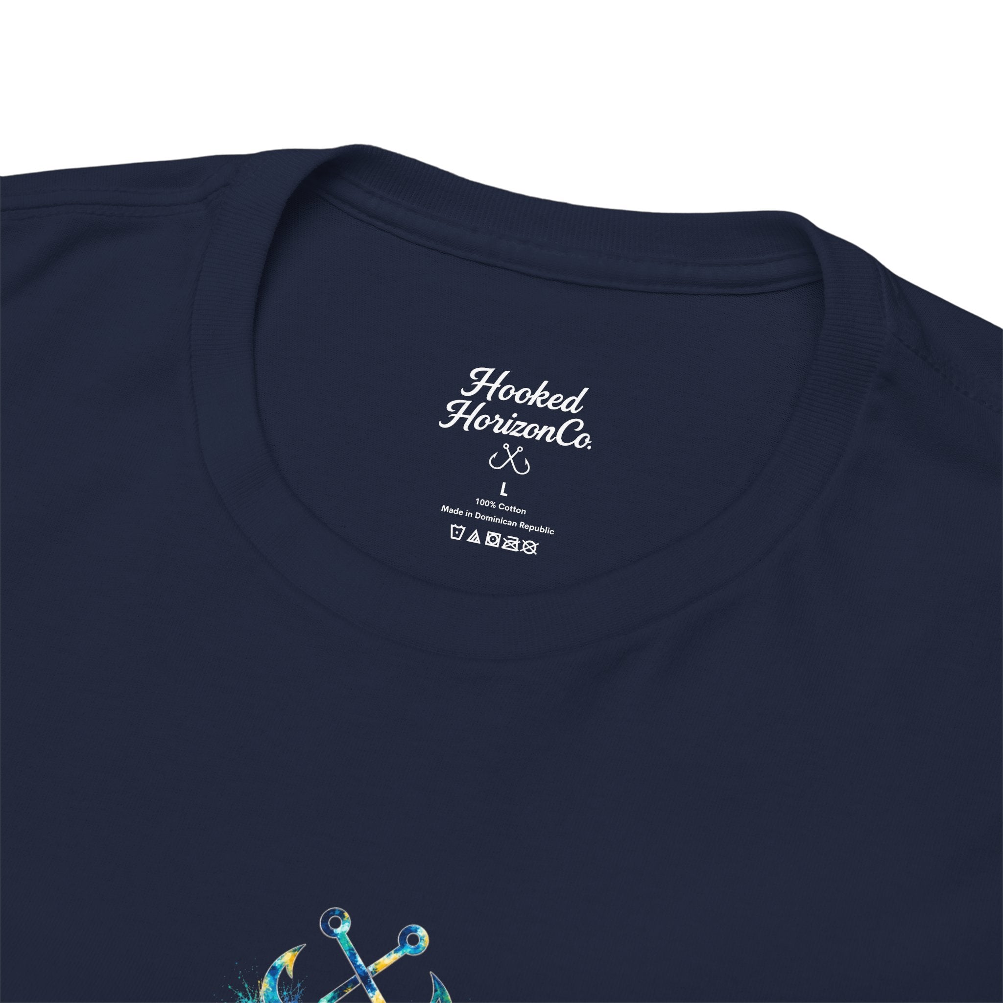 Barracuda Hooked Horizon Co Tee—Ocean Graphic Tee — "Beloved" Ray Design