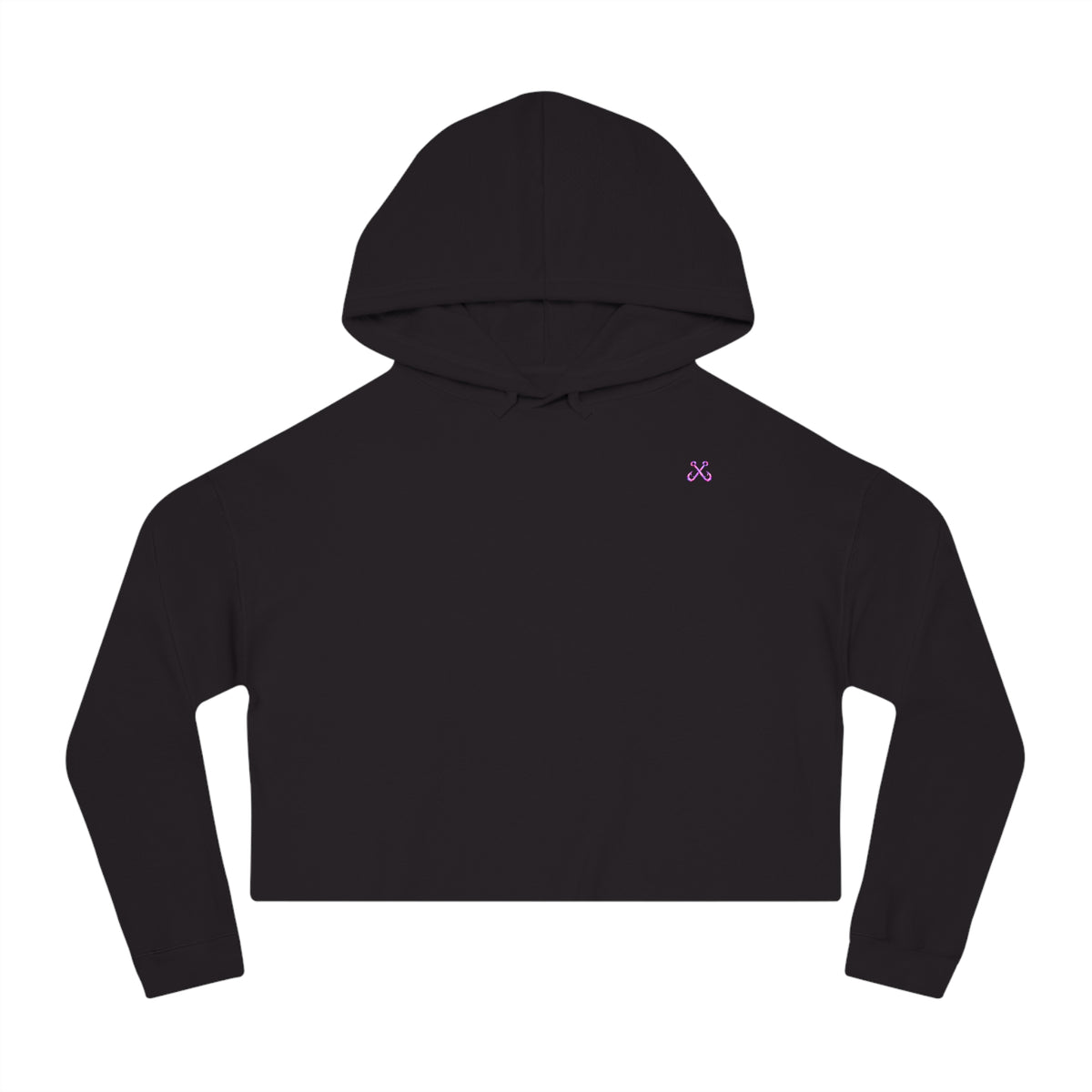 Mahi Color Cropped Hoodie — Hooked Horizon Fishing Graphic