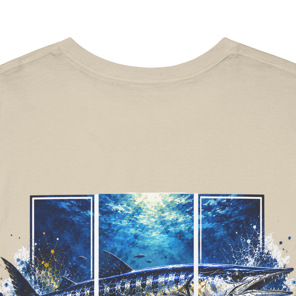 Barracuda Hooked Horizon Co Tee—Ocean Graphic Tee — "Beloved" Ray Design