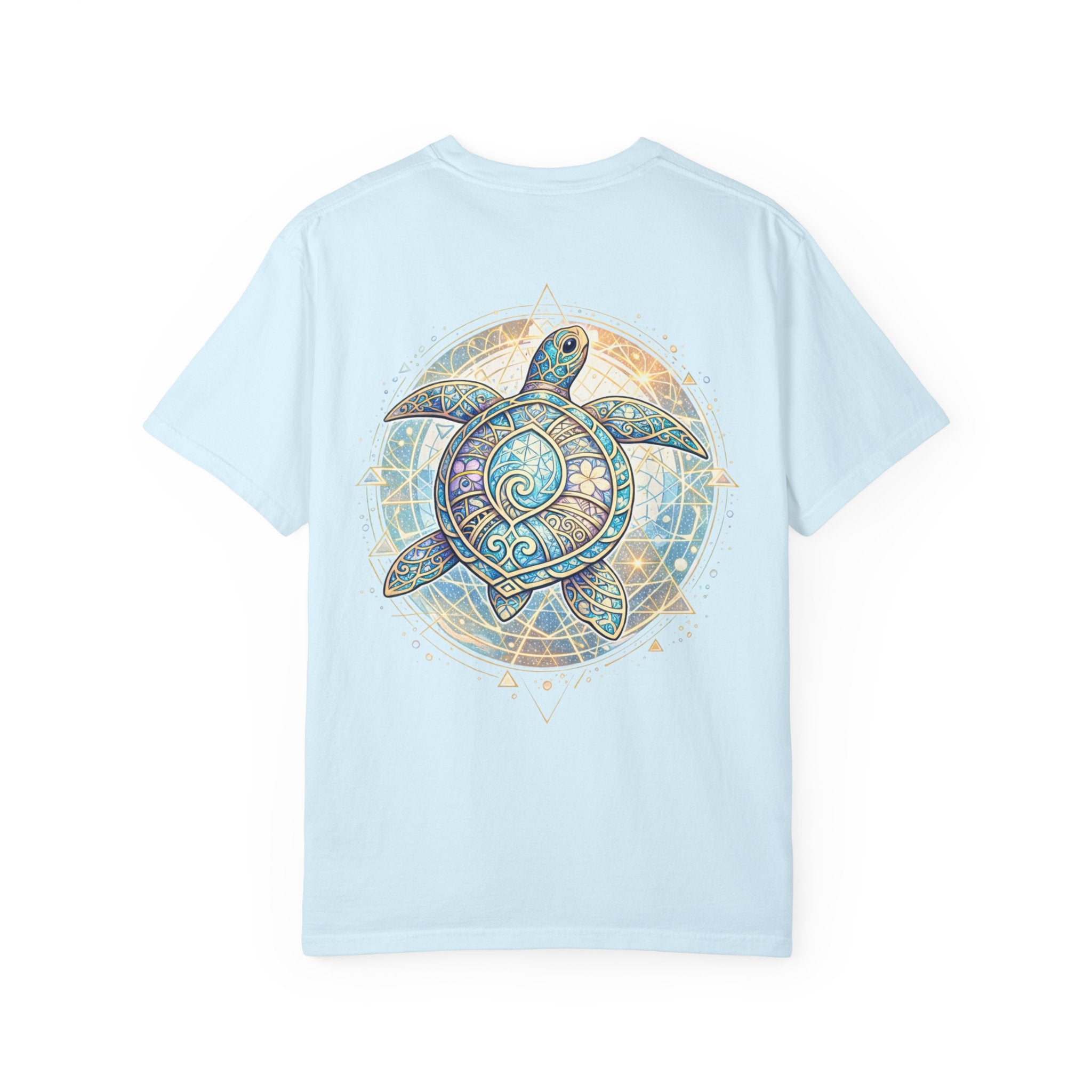 Turtle Geometric Inspiration T-Shirt - Hooked Horizon Co. Fishing Tee for Angler Lovers