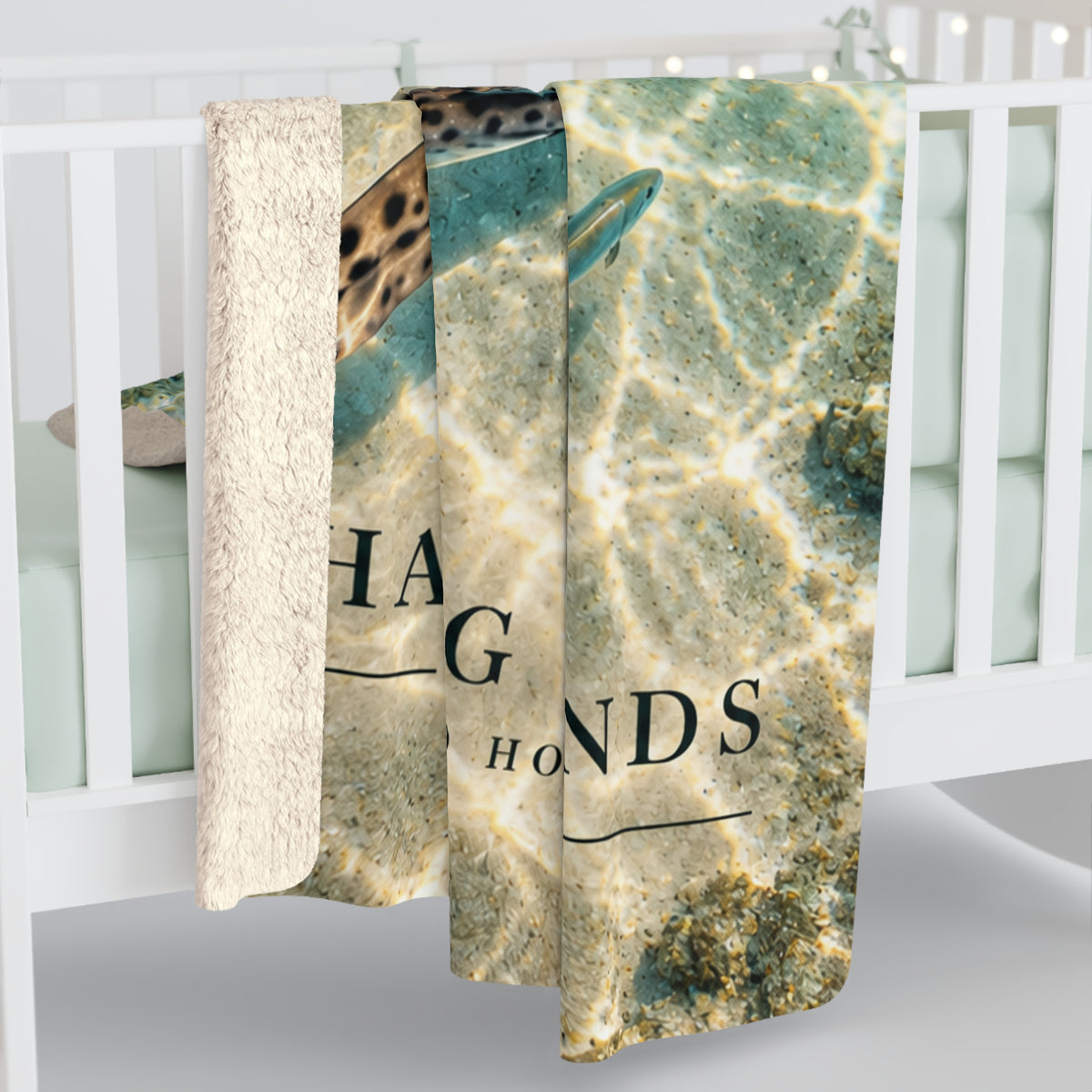 Lepoard Shark Sherpa Fleece Blanket