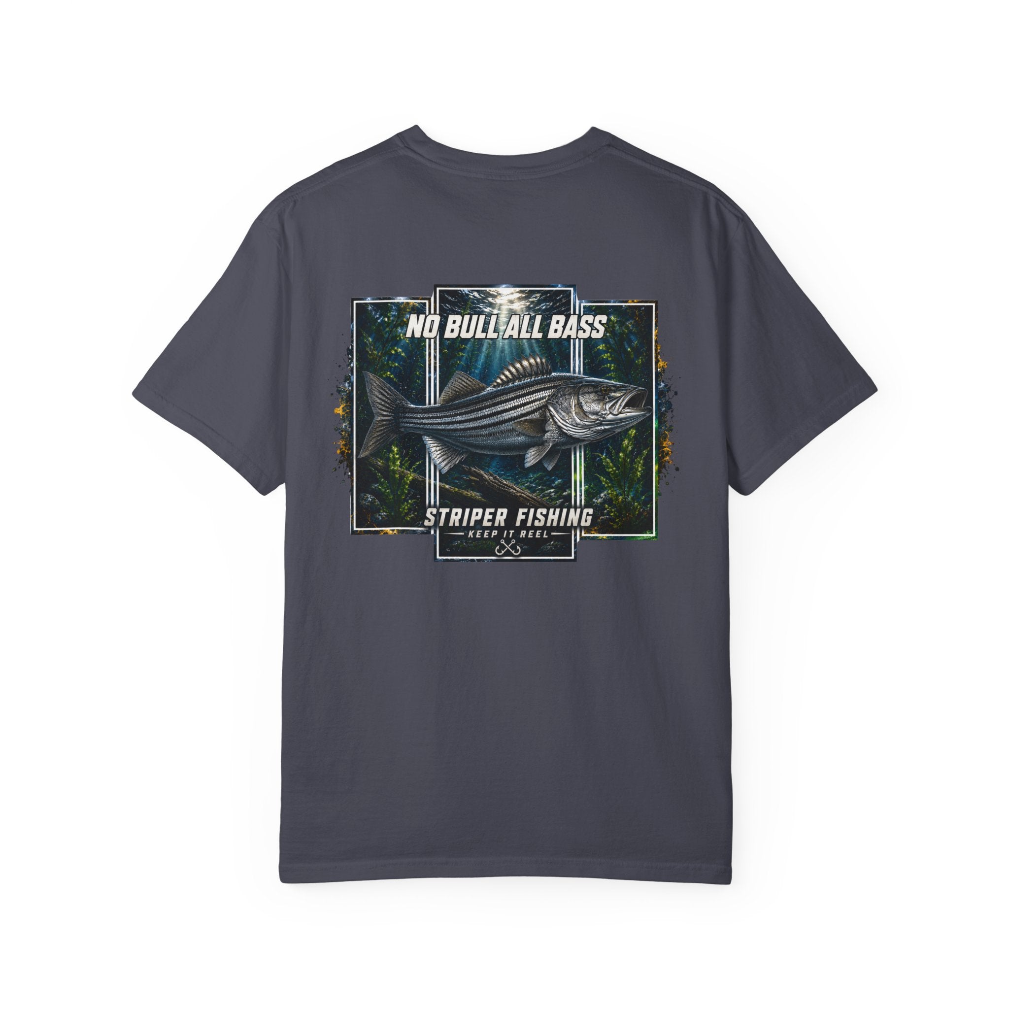 Saltwater Sea Striper Fishing Tee — Hooked Horizon Co.  Angler Gifts Ocean Lover Gifts