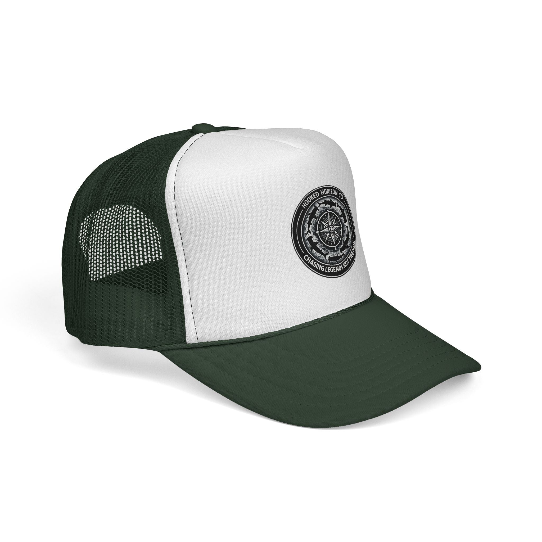 Chasing Legends Not Trends Trucker Cap — Fishing & Beach Hat