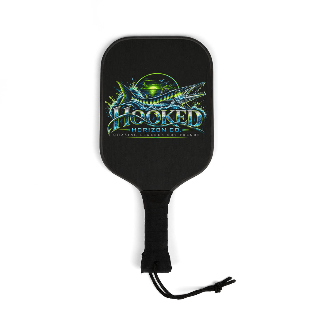Lime Green Barracuda " Chasing Legends Not Trends "— Hooked Horizon Co. Pickleball Kit