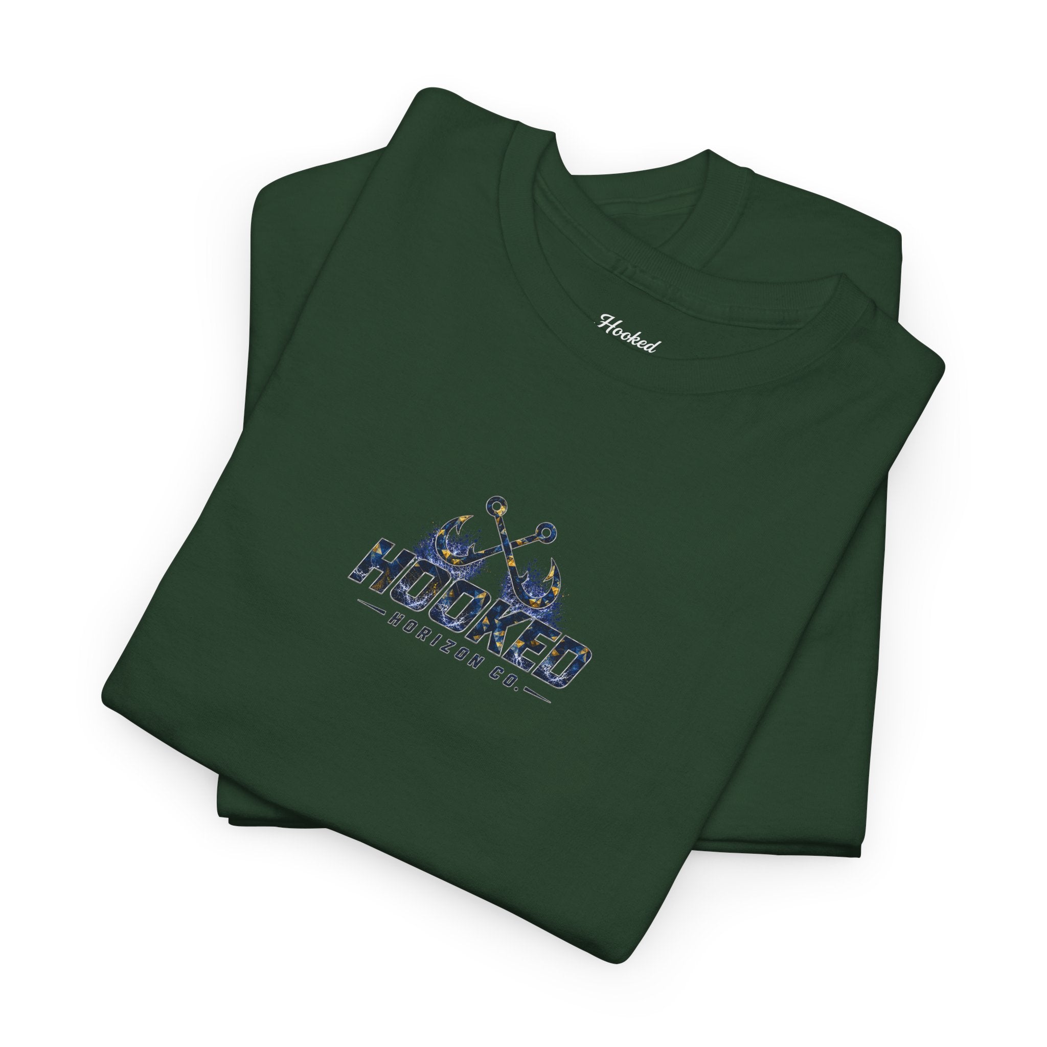 Sail Fish Hooked Horizon Co Tee—Ocean Graphic Tee — "Beloved" Ray Design