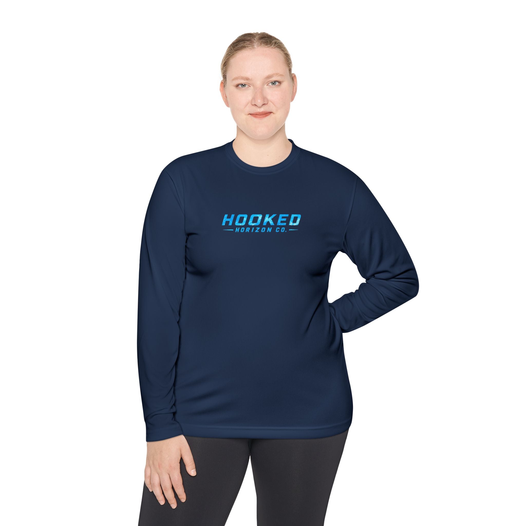 Moisture Wicking Classic Logo Tee—Horizon Co. Anchors Long Sleeve Tee — Lightweight Fishing Shirt