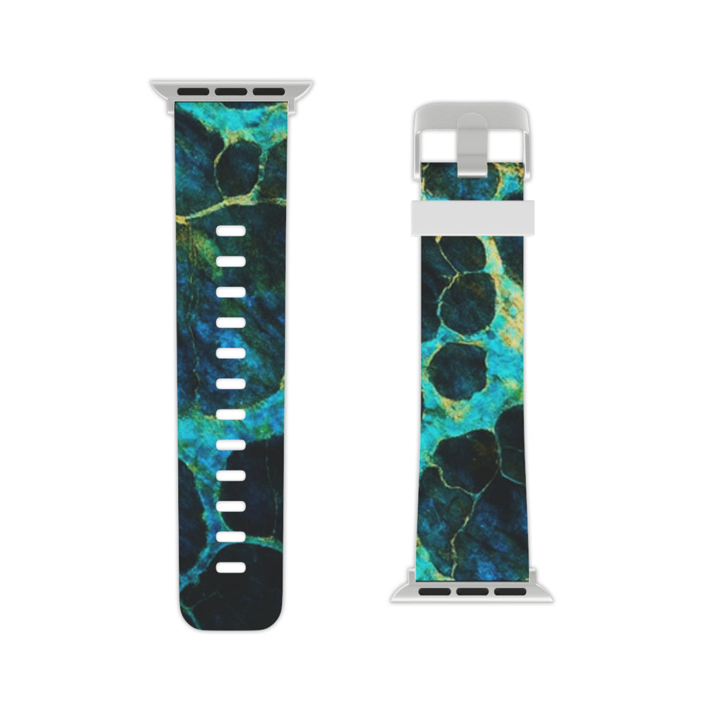 Green Leopard Shark Inspired Watch Band for Apple Watch